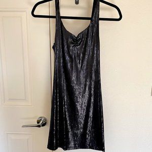 Sexy Black Sequin Bodycon Mini Dress